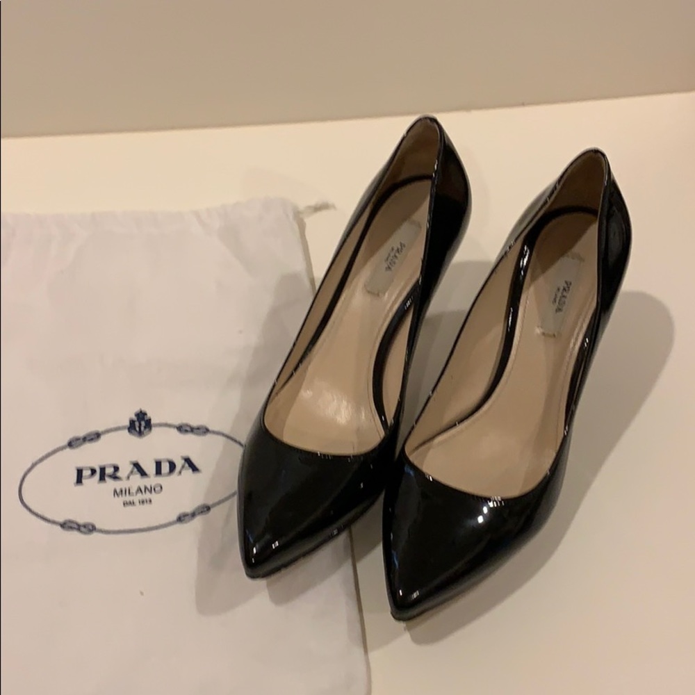 Prada platform pump